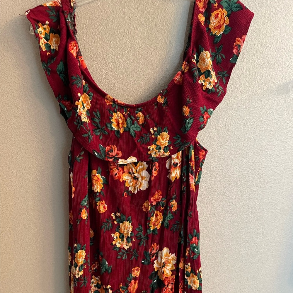 Cold shoulder dress
